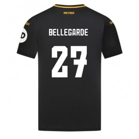 Pánské fotbalový oblečení Wolves Jean-Ricner Bellegarde #27 Venkovní košile 2024-25 Krátkým Rukávem